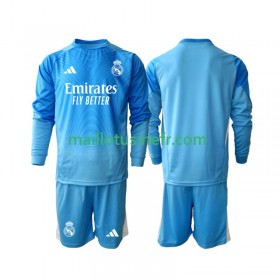 Maillot de Foot Real Madrid Gardien Domicile 2025-26 Manches Longues - Enfant